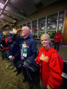 Christie attending flight of honor