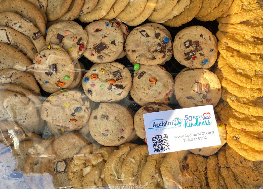 tray of cookies